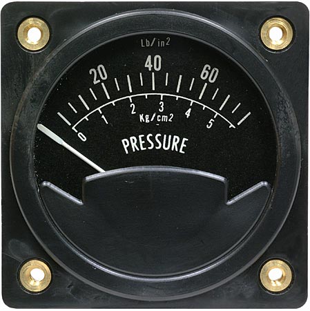 Electric Analog Tachometer, 3 1/8 inch 0-3500 RPM TSO, from UMA