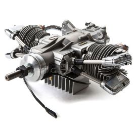 UEDAエンジン61RC FG-61TS Twin Gas Engine with Muffler, from Saito, sai-eg61ts