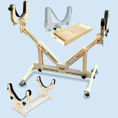 Classic II Floor Model RC Airplane Stand Combo Set 1, for 10-120cc Models