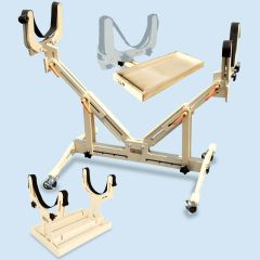 Classic II Floor Model RC Airplane Stand Combo Set 2, for 10-120cc Models