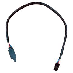 Maxi-Cable 12" HD Servo Extension with Braided PET Sleeve, 20 AWG