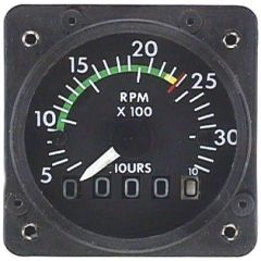 2 1/4" Recording Tachometer, 2300 RPM Cruise