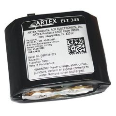 Replacement LiMnO2 Battery Pack, for Artex ELT 345, 6 yr