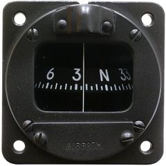 2 1/4" Lighted Magnetic Compass, Panel Mount