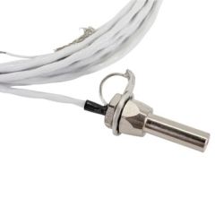 Coax / Analog Temperature Probe, 12 ft, White