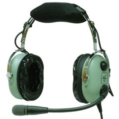 H10-13HXP Helicopter Electronic Noise Canceling Headset, Battery Powered