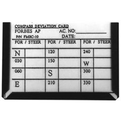 Compass Deviation Card Kit, Frame, Card & Window