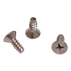 Phillips Flat Head 100° Type "B" Blunt Stainless Sheet Metal Screw, No. 6