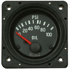 Oil Pressure Gauge, 2 1/4" 0-100 psi
