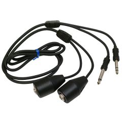 Straight Monaural Headset Extension Cable, 5ft