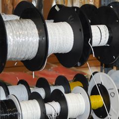 12 gauge Unshielded White Electrical Wire