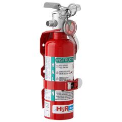 Halon 1211 Fire Extinguisher, 1.3 lb Agent Weight, with Gauge, UL Rated 2B:C