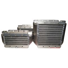 Oil Cooler, Mooney/Beech HE Series, 8 Dual Pass, 6" Long Core