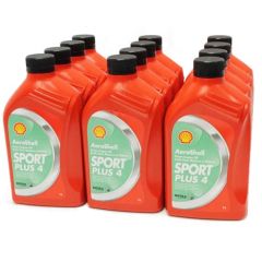 Aeroshell Sport Plus 4 Engine Oil, 12 Liters perCase