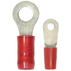 AMP Ring Terminal, Red 22-16 awg 3/8" stud