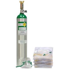 Oxygen System, 22 cubic feet, 4 3/8" x 28"