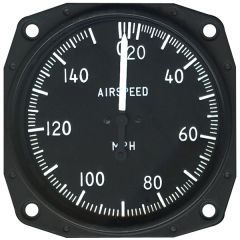 3 1/8" Airspeed Indicator, 0-150mph, non-TSO
