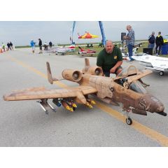 1/4.75 A-10 Warthog PRO ARF Plus XXL Turbine Jet, Desert Camo Scheme