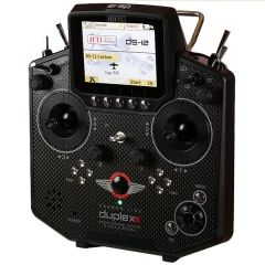 Jeti USA Duplex DS-12 2.4GHz Carbon Transmitter with R5L Receiver & Case