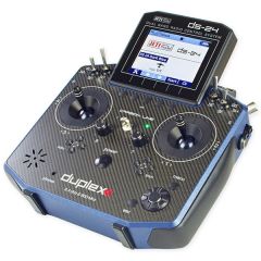 Jeti USA Duplex DS-24 2.4GHz/900MHz Transmitter with Case, Carbon Dark Blue