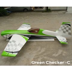 Replacement Stab Set for 35% Pilot-RC Extra 330 Airplanes, -C Green Checker