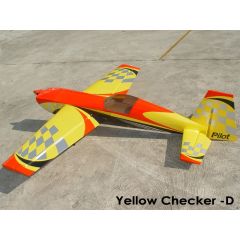 Replacement Rudder for 26% Pilot-RC Extra 330 Airplanes, -D Yellow Checker