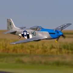 P-51D Mustang 1.2m BNF Basic, with AS3X & SAFE Select
