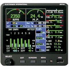 Electronics International MVP-50 Glass Panel Engine Monitor for 6 cylinder, Experimental