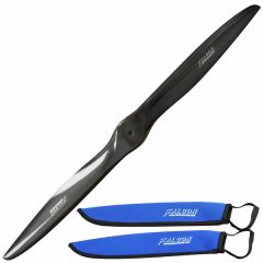 31X10W Wide Carbon Fiber Propeller, w/Prop Covers, by Falcon