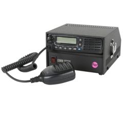 IC-A120 VHF Air Band Transceiver, with Mic, 120V Power Supply & Cabinet, Non-TSO