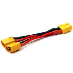 XT60 Parallel 2-Battery Connecter Adapter Wire Harness, by Integy