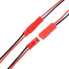 JST Male Connector Lead, 6" (15 cm), 22 AWG