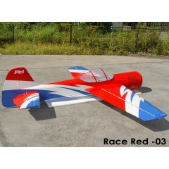Replacement Stab Set for 33% Pilot-RC YAK M55 Airplanes, -03 Race Red