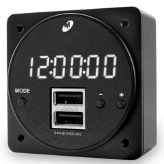 MD93 Series Digital Clock & 3.0A USB Charger