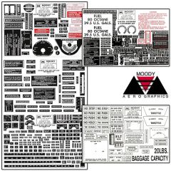 Interior Placard Kit Grumman, Cougar