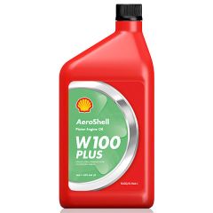 Aeroshell W100 Plus Engine Oil, SAE 50, 6 Pack