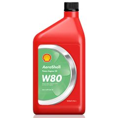 Aeroshell W80 Engine Oil, SAE 40, 6 pack