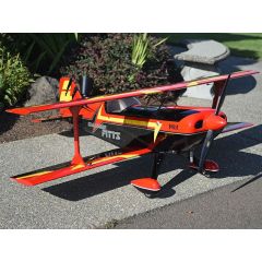 Replacement Canopy/Hatch for 33% Pitts Challenger, -P01 Red/Black