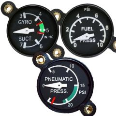 Mechanical Oil Pressure Gauge, 1 1/4" 0-125 psi