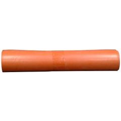 Reinforced Silicone Baffle Gasket, Orange, 1/8" x 18" x 18" Sheet