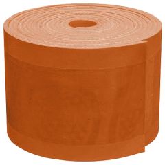 Reinforced Silicone Baffle Gasket, 1/8" x 3" x 9ft, Orange