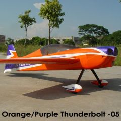Replacement Rudder for 36% Pilot-RC Sbach 342, -05 Purple/Orange