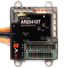 AR20410T 20 Channel 2.4GHz DSMX PowerSafe Receiver with  (4) SRXL2 Remotes