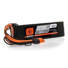 11.1V 2200mAh 3S 50C Smart LiPo Battery, with IC3 Connector