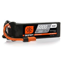 22.2V 5000mAh 6S 30C Smart LiPo Battery, with IC5 Connector