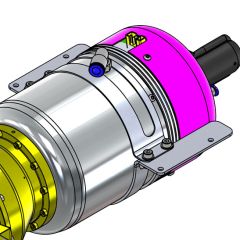 Turbine Mounting Clamp, for JetCat SPT15 Turbine Engine