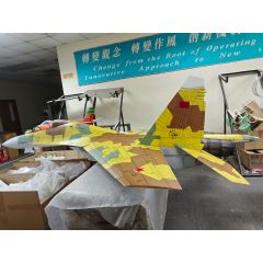 1/6th Su-30SM Flanker PRO ARF Plus Turbine Jet, Yellow Camo Scheme