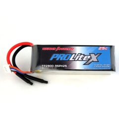 2800mAh 3S 11.1V ProLite X 25C LiPo Battery