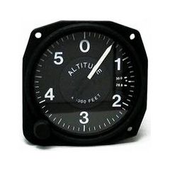 Altimeter Gauge, 3 1/8" 0-5,500 ft, InHg, Non-TSO