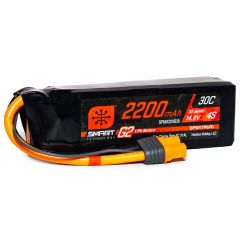 14.8V 2200mAh 4S 30C Smart G2 LiPo Battery, with IC3 Connector